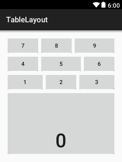 TableLayout