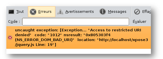SOP sous Firefox