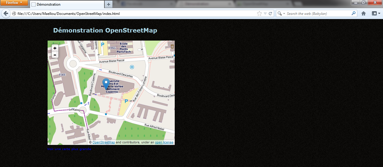site web