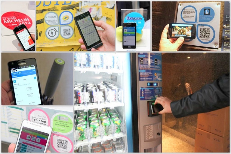 Illustration de borne NFC