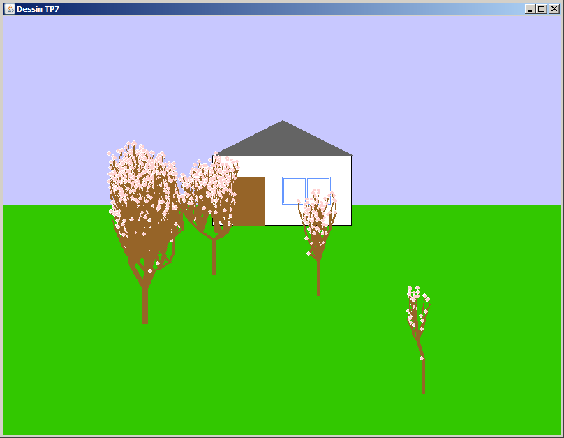 Arbres en fleur